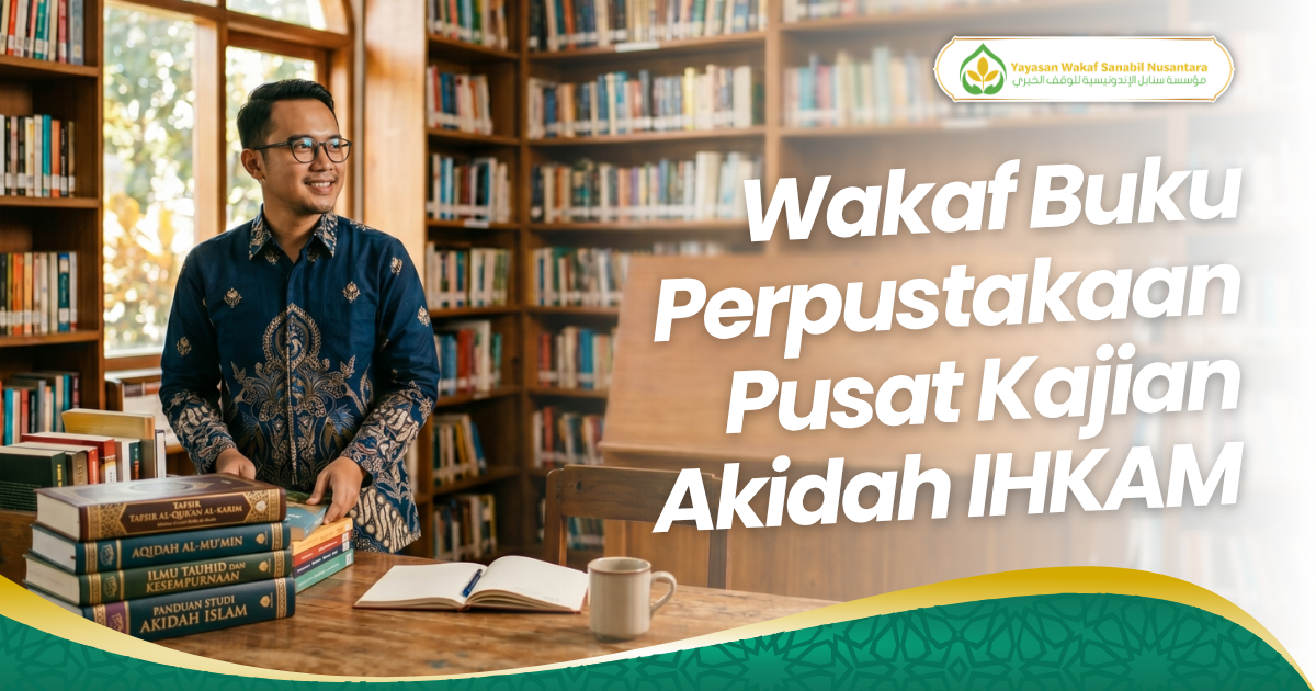 Wakaf Buku Perpustakaan Pusat Kajian Akidah IHKAM